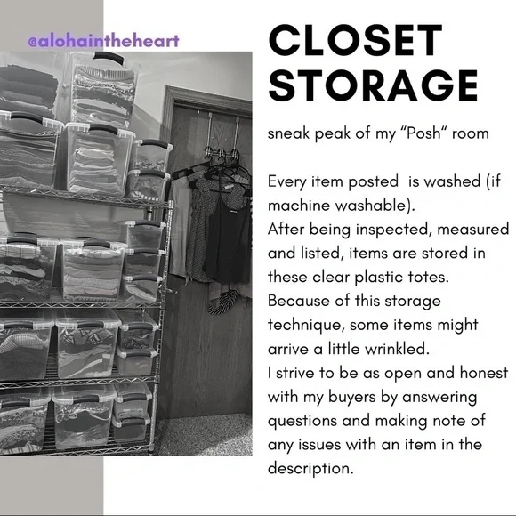 𝅺about my Closet 💜🖤 - Picture 3 of 3